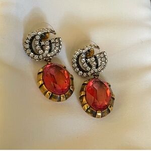 Authentic Gucci interlocking GG earrings